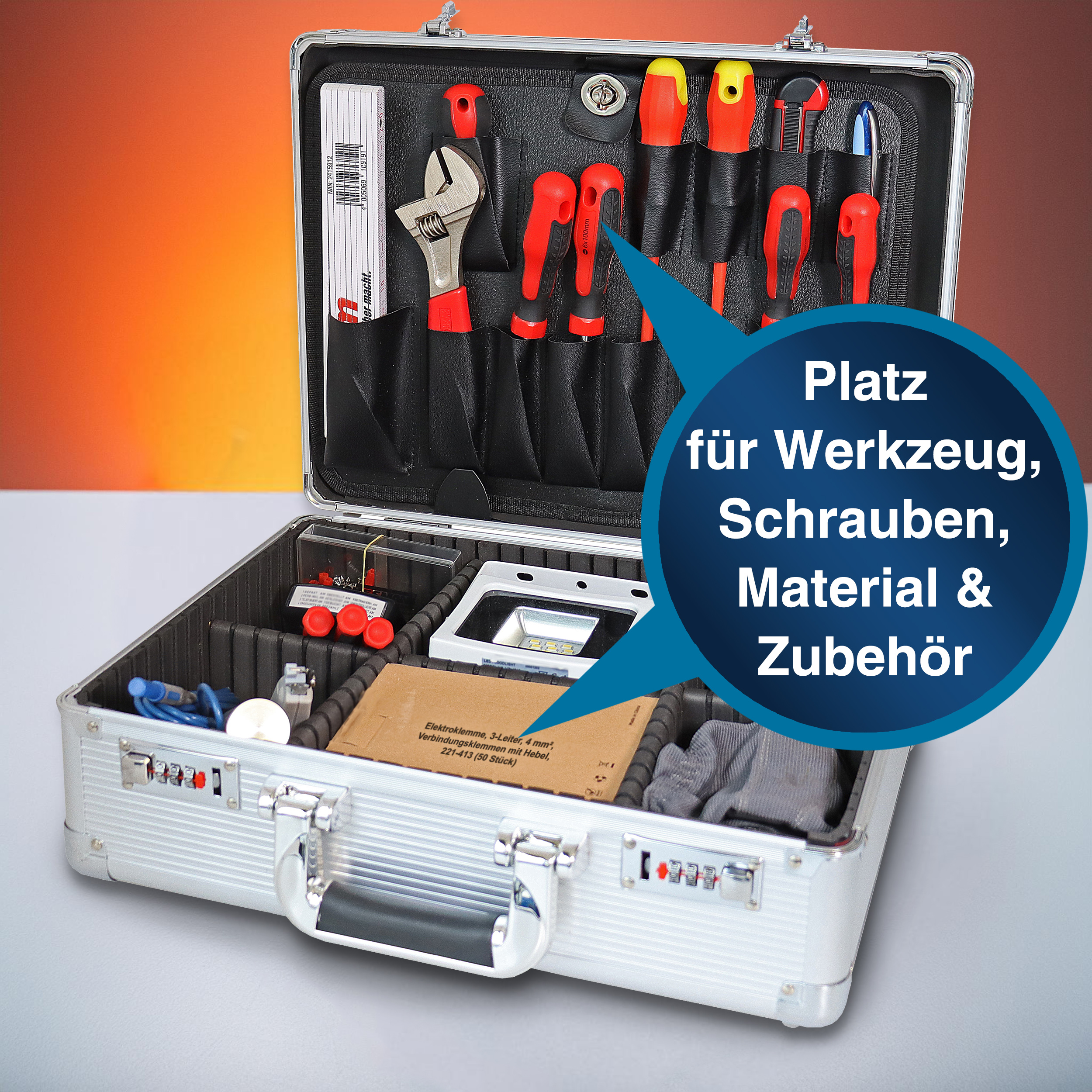 «PeakTech® P 7245» Tool case 400 x 150 x 300 mm