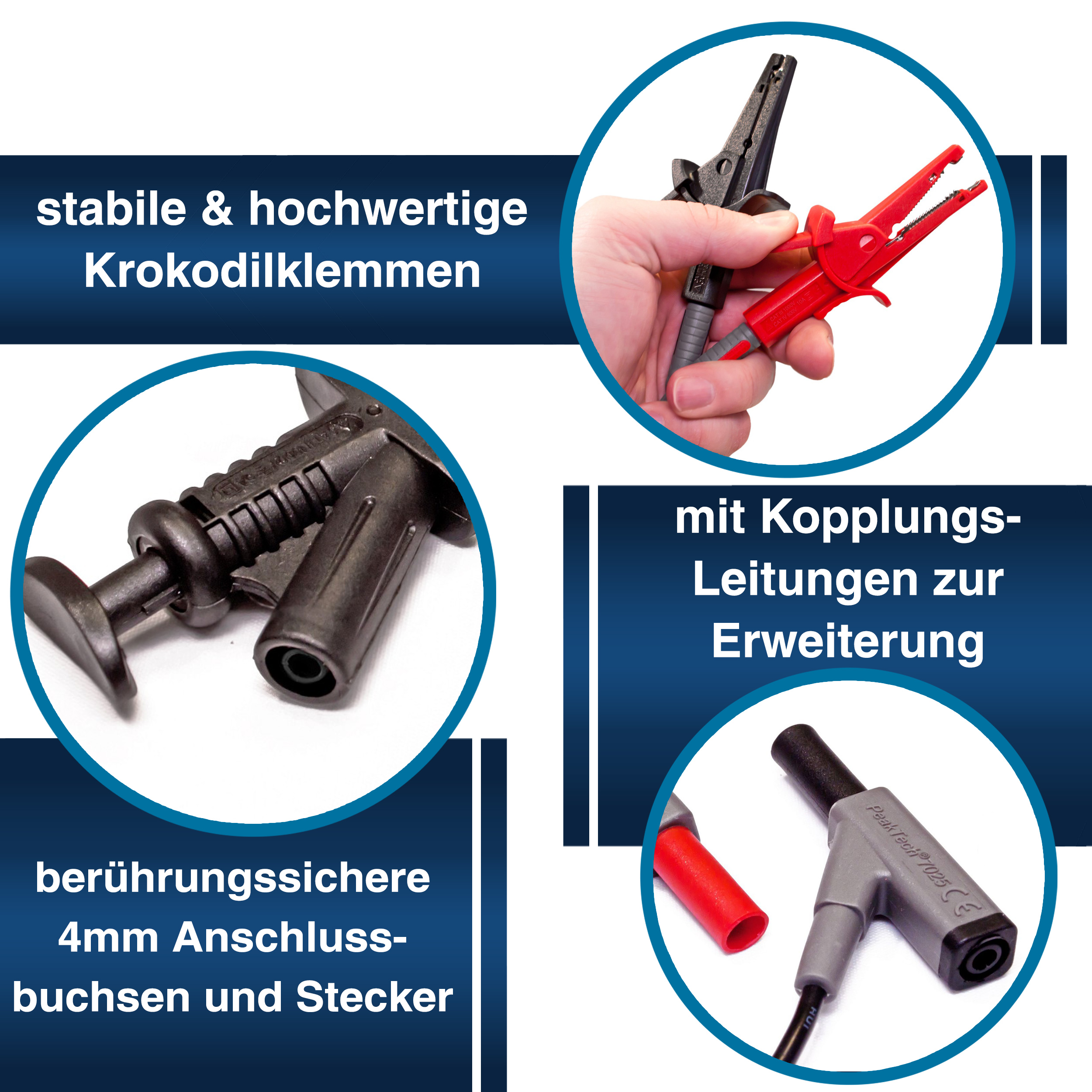 «PeakTech® P 8200» Measuring Accessories Set