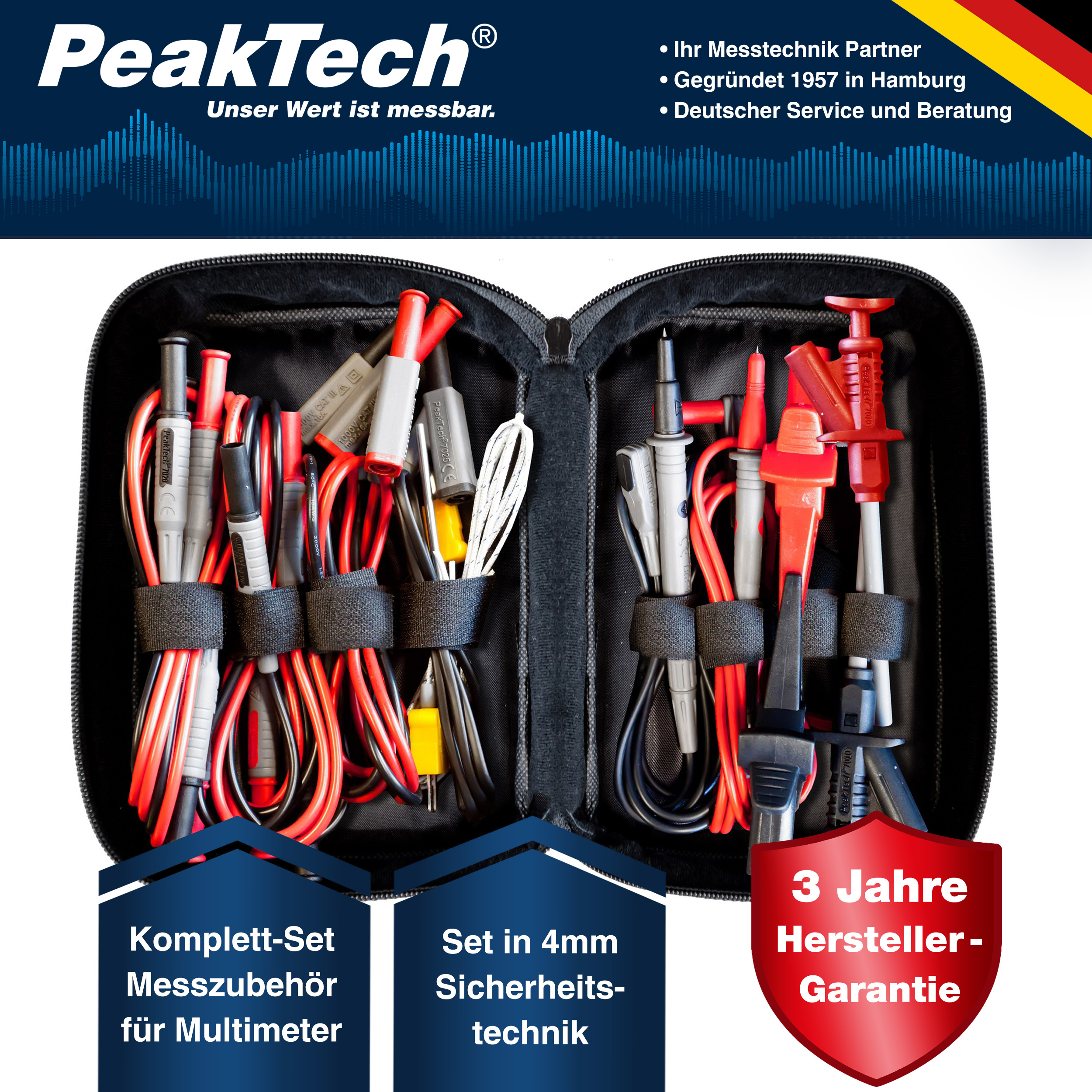 «PeakTech® P 8200» Measuring Accessories Set