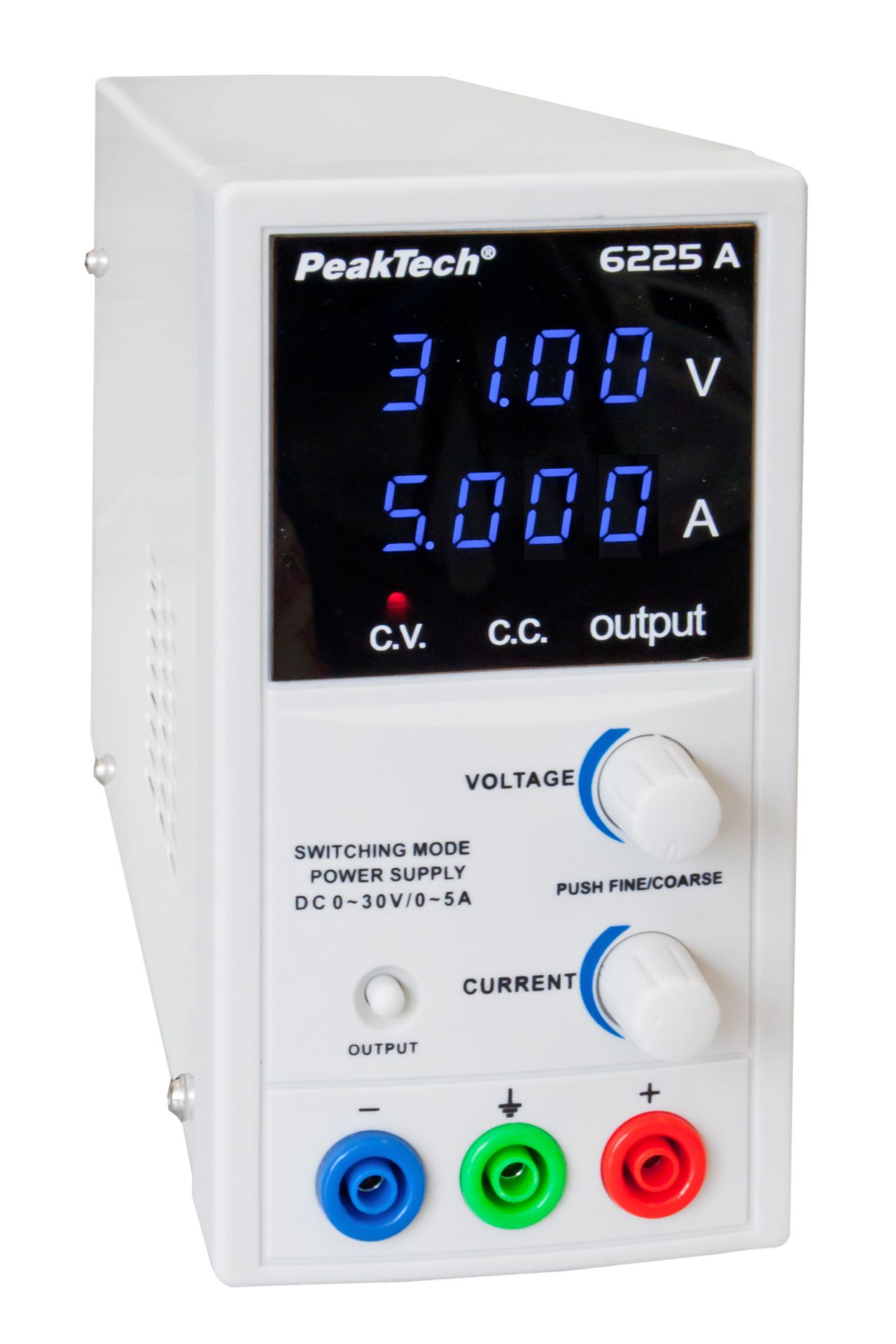 «PeakTech® P 6225 A» Digital Power Supply DC 0 - 30 V/0 - 5 A | P 6225 A