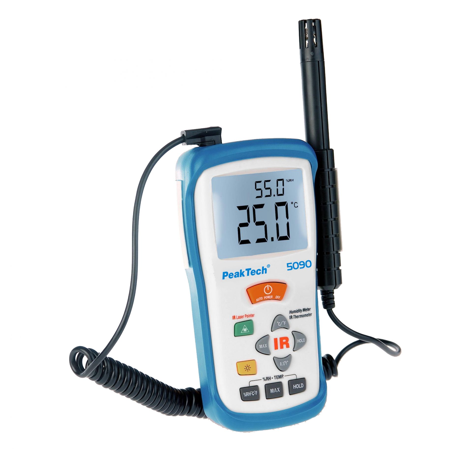 «PeakTech® P 5090» Temperature-/Humidity Meter, -50 ... +500°C | P 5090