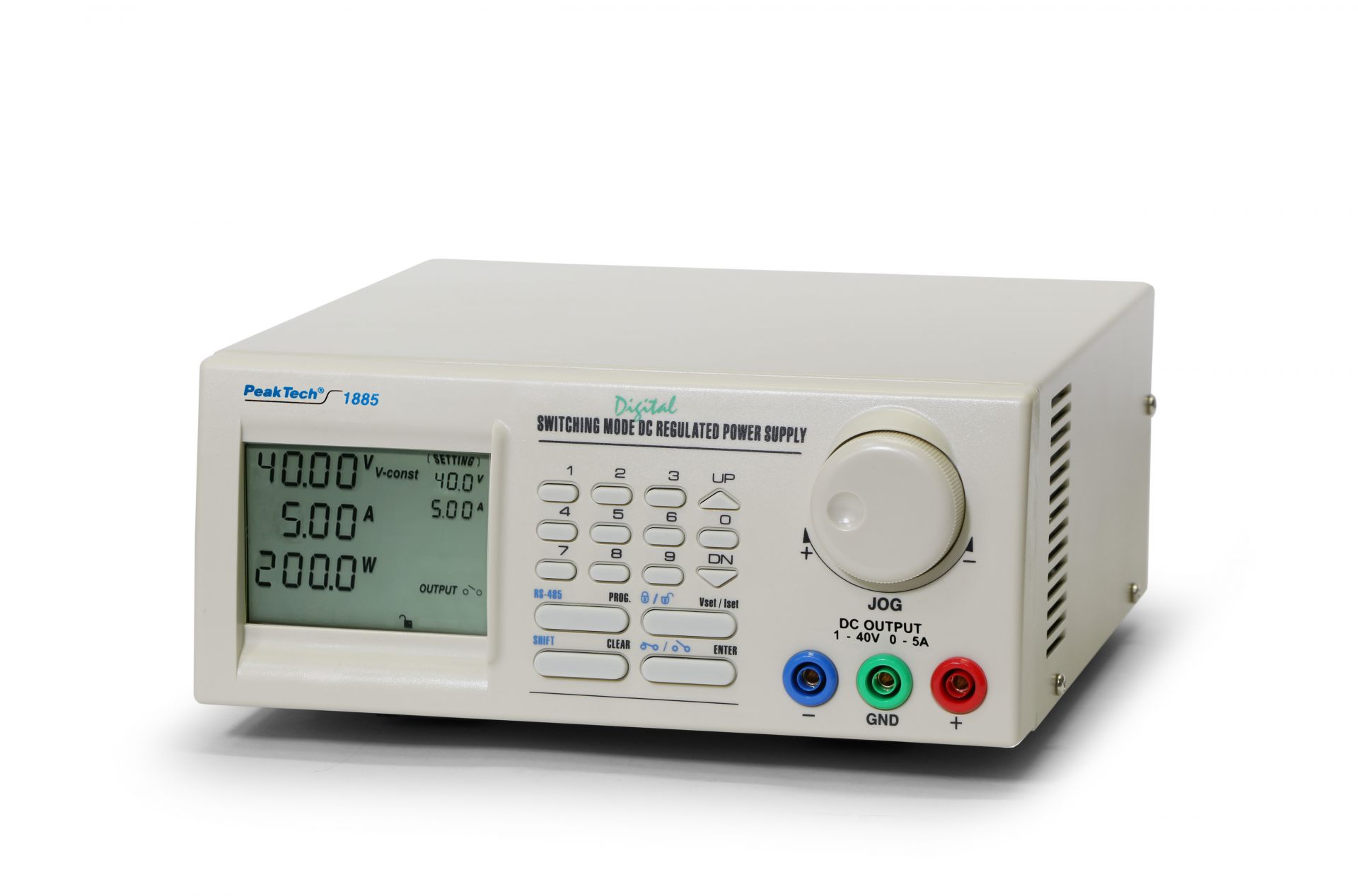 «PeakTech® P 1885» Laboratory Power Supply DC 1 - 40V / 0 - 5A With USB ...